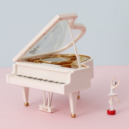 Elegant Classic Piano Dancing Ballerina Music Box