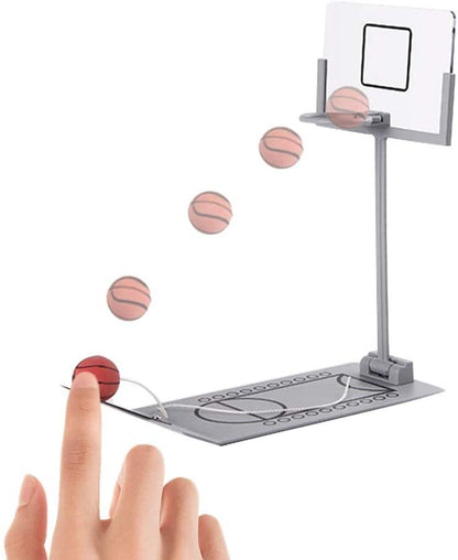 Mini Tabletop Basketball Game Set for Kids and Adults