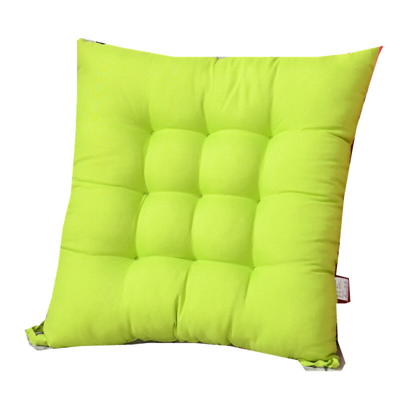 Cotton Seat Cushion for Dining Office Chair Lime Green