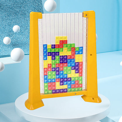 3D Tetris Puzzle Board Game Toy Set for Kids and Adults