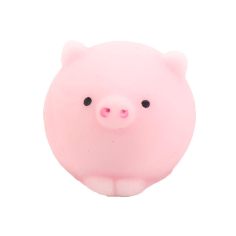 Pack of 3 Adorable Animal Squishes Cute Pig Toys for Stress Relief and Fun