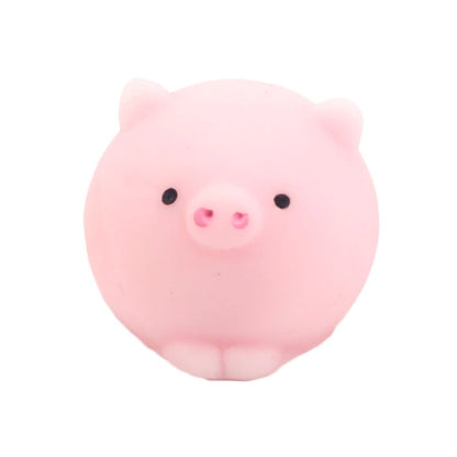 Pack of 3 Adorable Animal Squishes Cute Pig Toys for Stress Relief and Fun