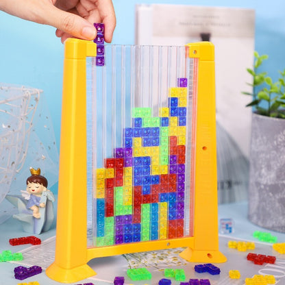 3D Tetris Puzzle Board Game Toy Set for Kids and Adults