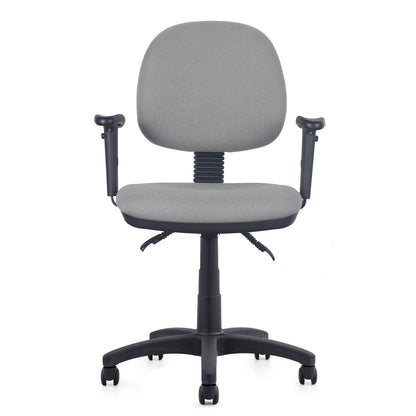 Ergonomic Heavy Duty Office Task Chair Fully Adjustable Commercial Grade Grey