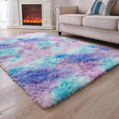 XL 300 x 200 Dreamy Shag Rug Soft and Cozy Purple