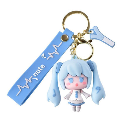 Adorable Anime Figure Keychain Pendant Toy for Bags and Keys