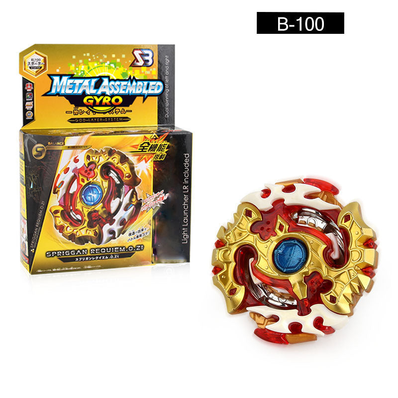 Ultimate Metal Blade Burst Battle Gyro Spinning Top with Two-Way Launcher Set