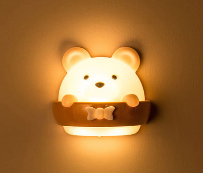 Adorable USB Rechargeable LED Bear Lamp with Remote Control