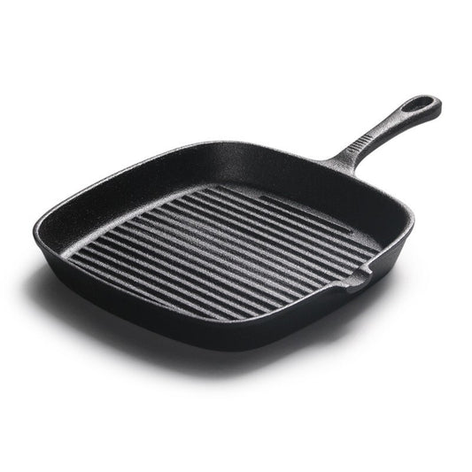 Heavy Duty Non-stick Cast Iron Frying Pan for Induction BBQ Grill Cookware