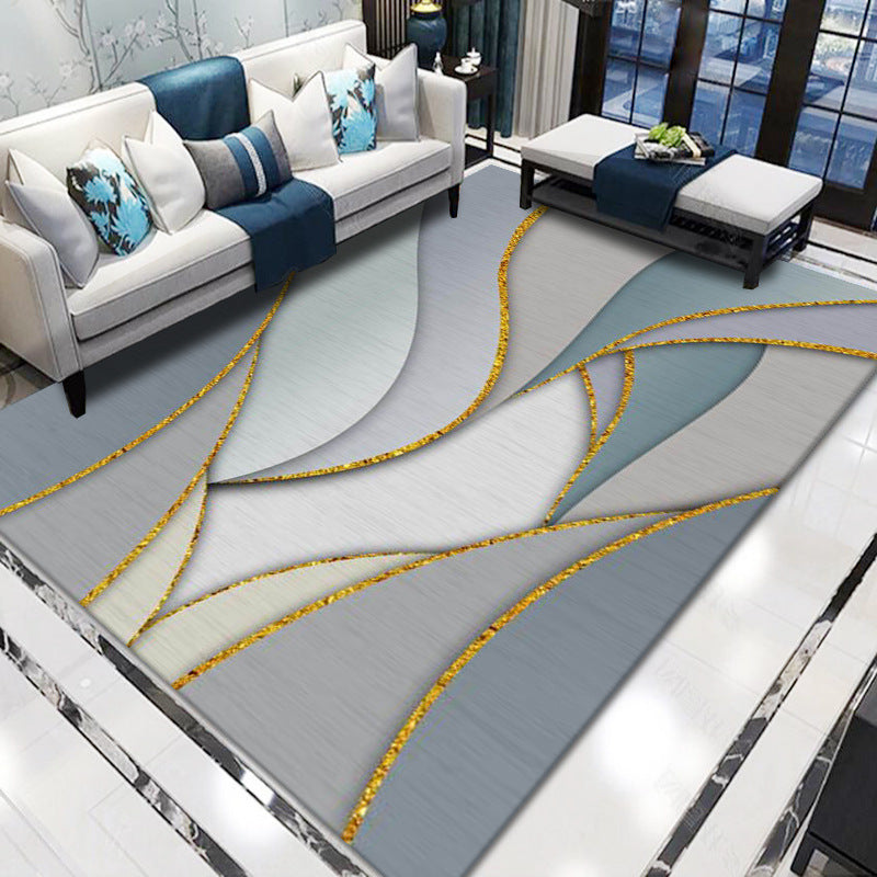 230 x 160 Large Modern Rug Stylish Design Easy-Care Carpet Mat