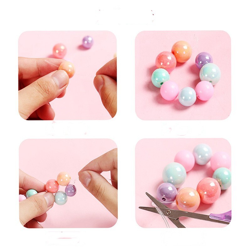 DIY Ice Cream Beads Jewelry Kit for Creative Hair Accessories