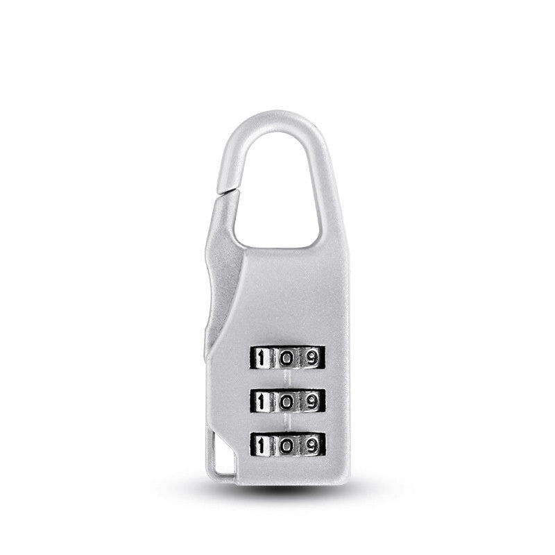 5 Pack Combination Locks for Suitcase Luggage Padlocks Silver