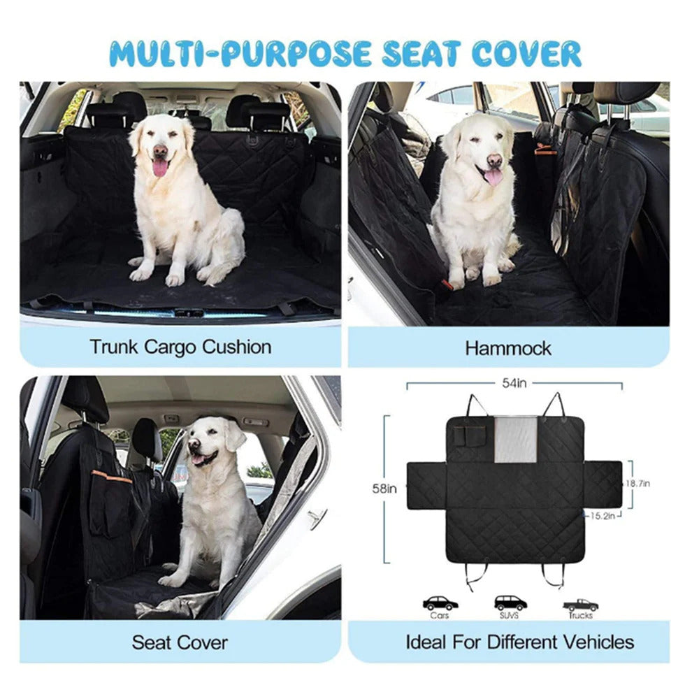 Waterproof Dog Hammock Car Seat Cover for SUV Travel Mat