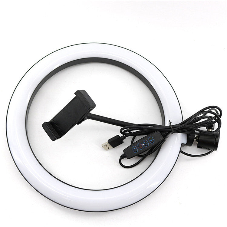 12" LED Large Ring Light with Adjustable Tripod and Phone Holder for Perfect Selfies