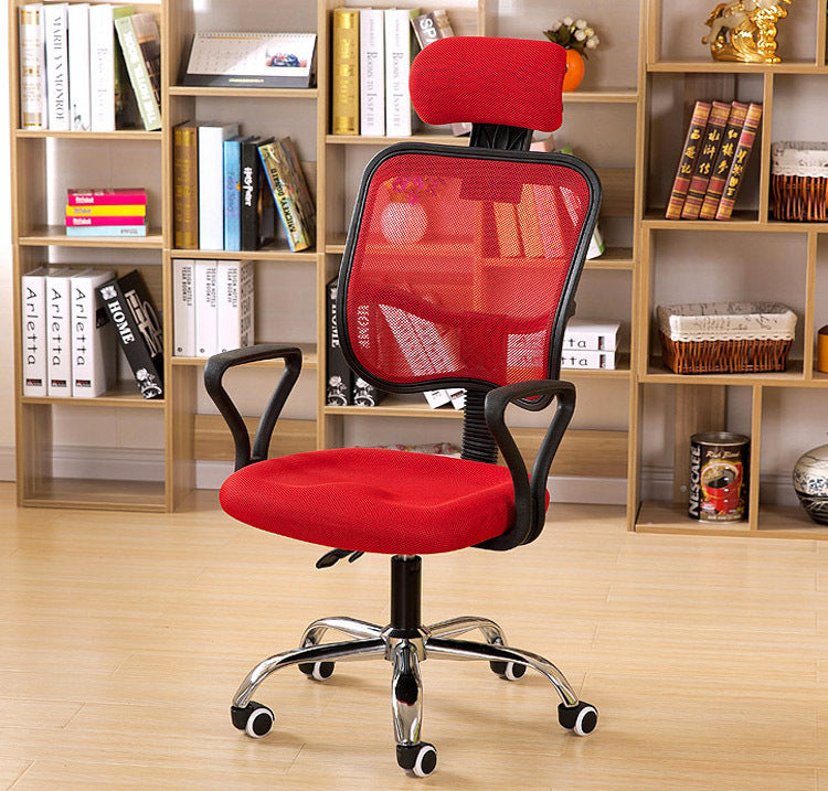 Deluxe Ergonomic High Back Office Chair Red