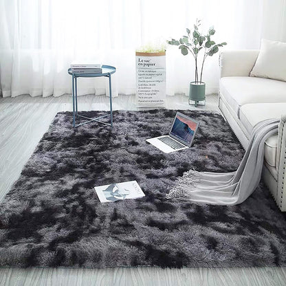 Extra Large 300 x 200 Soft Cozy Shag Rug Charcoal Grey