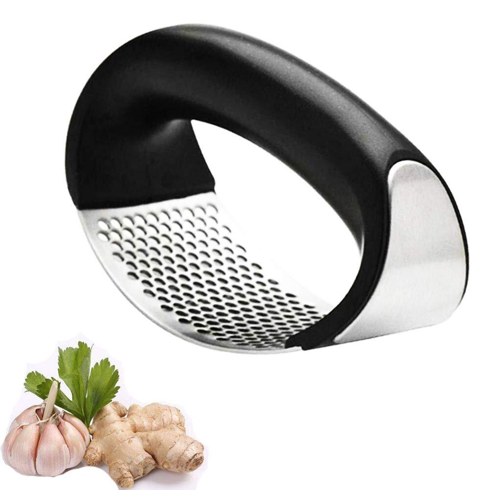 Premium Stainless Steel Garlic Press Rocker Easy-to-Use Mincer Tool