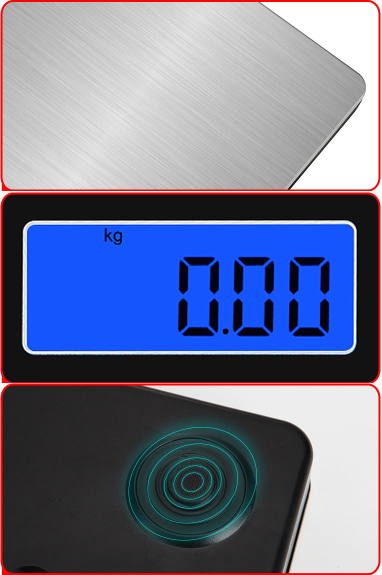 180kg/50g Stainless Steel Precision Platform Scale