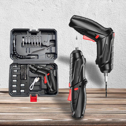 47 PC Cordless Electric Screwdriver Set with Accessories for Home and DIY Projects