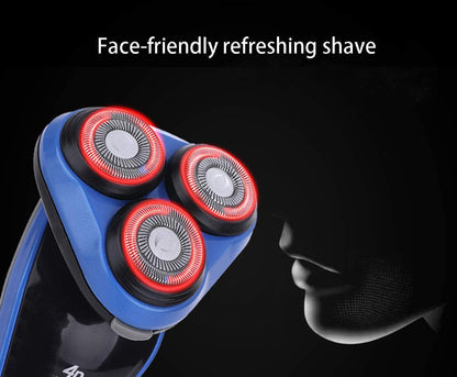 5 in 1 Kit 4D Rotating Rechargeable Electric Shaver Trimmer Set for Men