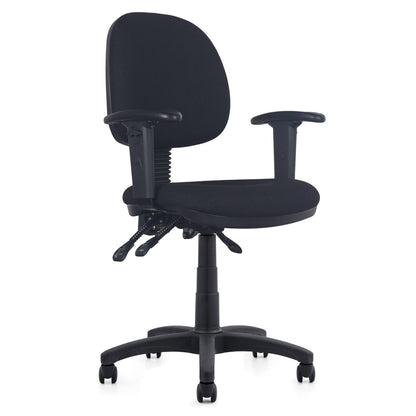 Ergonomic Heavy Duty Office Task Chair for Maximum Comfort and Support Black