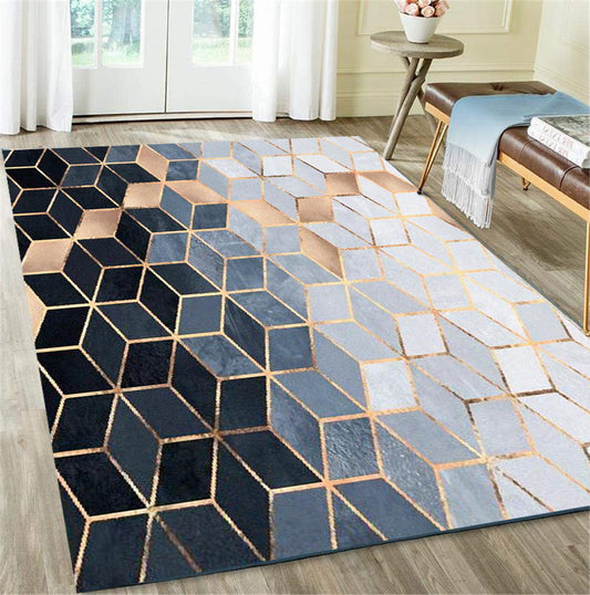 230 x 160 Large Modern Designer Rug Easy-Clean Comfort Carpet Mat