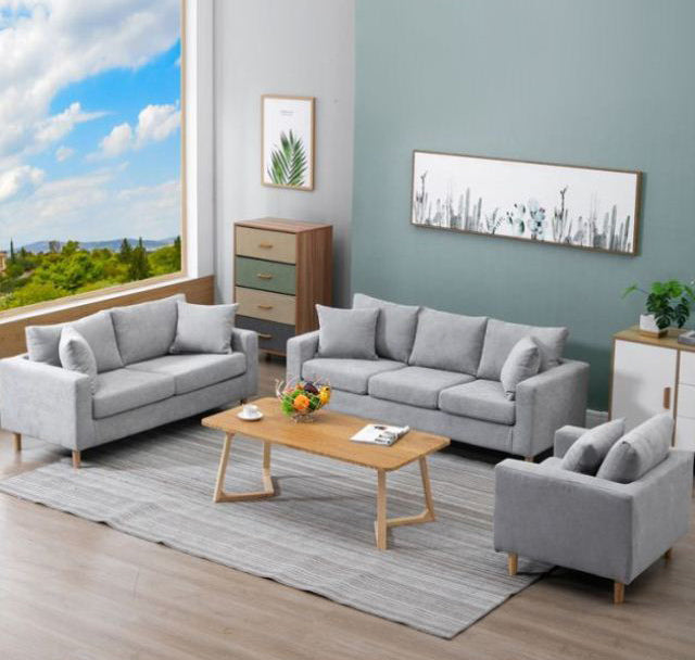 Single Seater Sofa Lounge Modern Grey