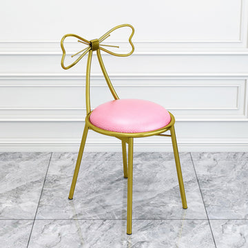Elegant Butterfly Bow Dining Chair Upholstered for Luxurious Comfort