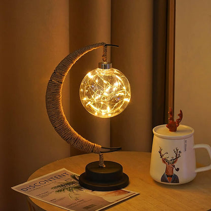 Magical LED Moon Night Light Cozy Home Decor Lighting