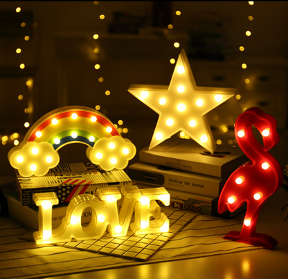 Romantic LED Night Light Lamp Home Decor Perfect Gift