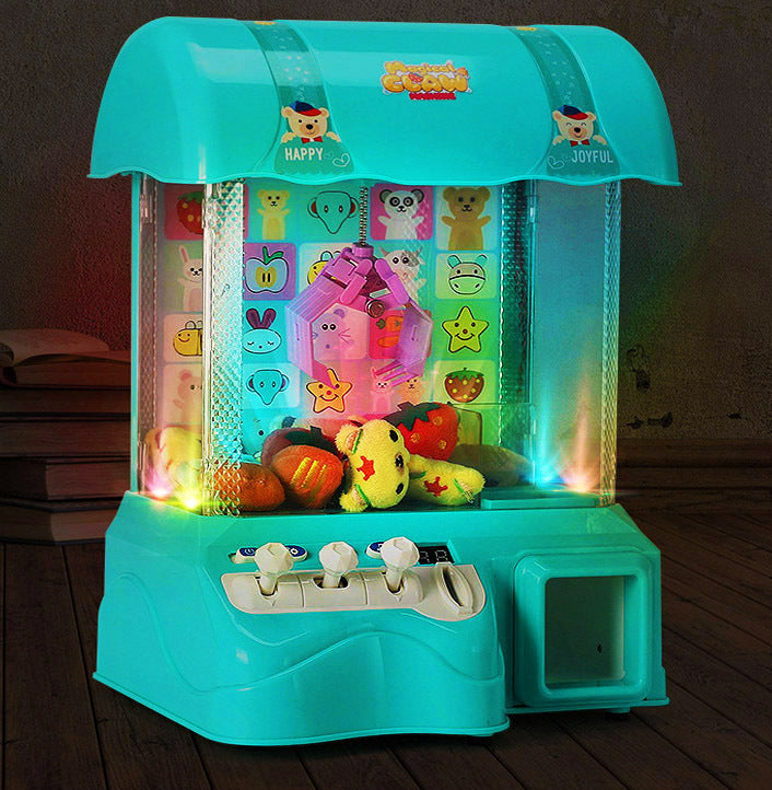 Deluxe Toy Claw Vending Machine for Kids Fun Aqua Blue