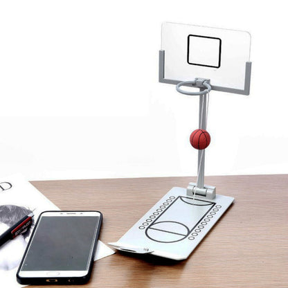 Mini Tabletop Basketball Game Set for Kids and Adults