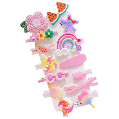 Adorable Girl's Hair Clips Pack of 14 Cute and Stylish Accessories