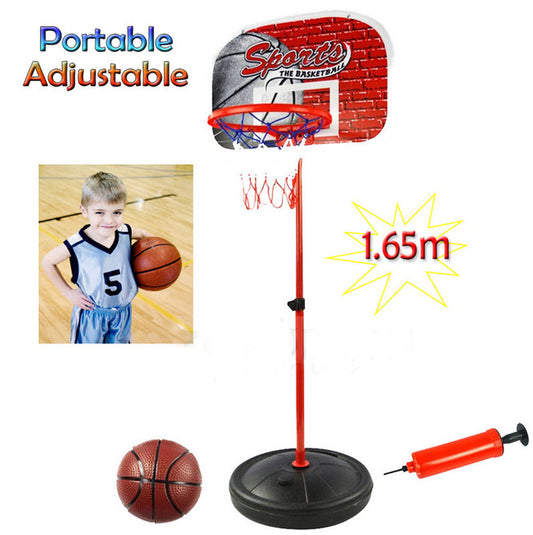 Adjustable Junior Basketball Hoop Set for Kids 1.6m