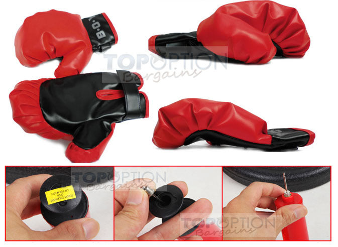 Kids Boxing Punching Bag Set with Gloves for Training and Fitness