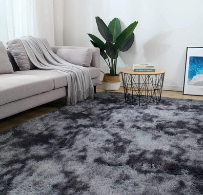 Extra Large 300 x 200 Soft Cozy Shag Rug Charcoal Grey