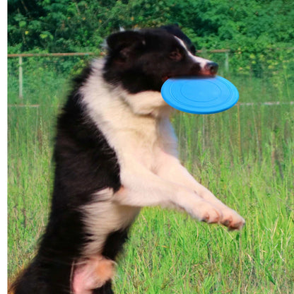 Dog Frisbee Flying Disc Pet Training Toy for Active Play Blue