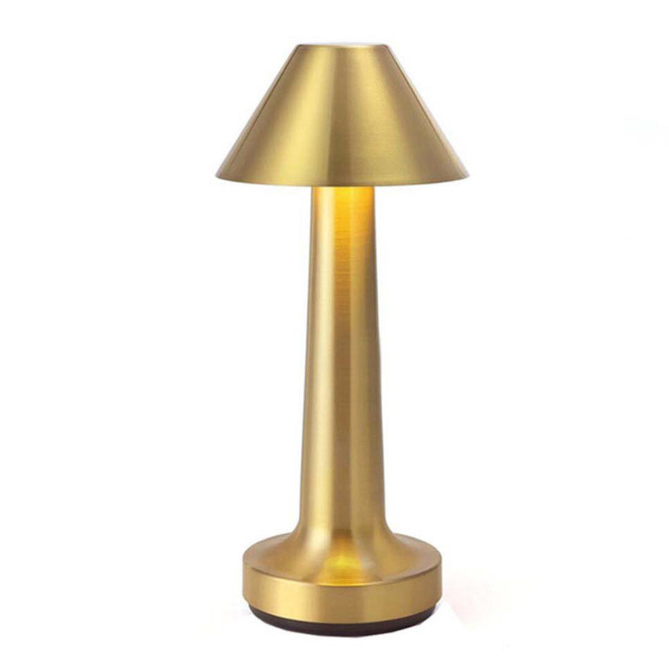 Cordless Touch Sensor LED Table Lamp Gold