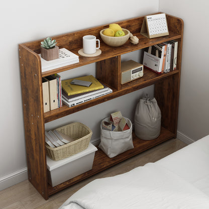 Tall Narrow Rustic Wood Console Table for Bedside