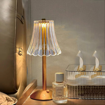 Dimmable Touch Sensor LED Crystal Lamp Retro Night Light