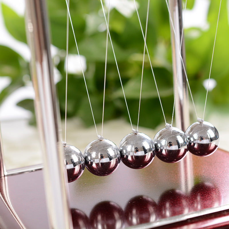 Large Newton's Cradle Pendulum Balls Perpetual Motion Desk Toy