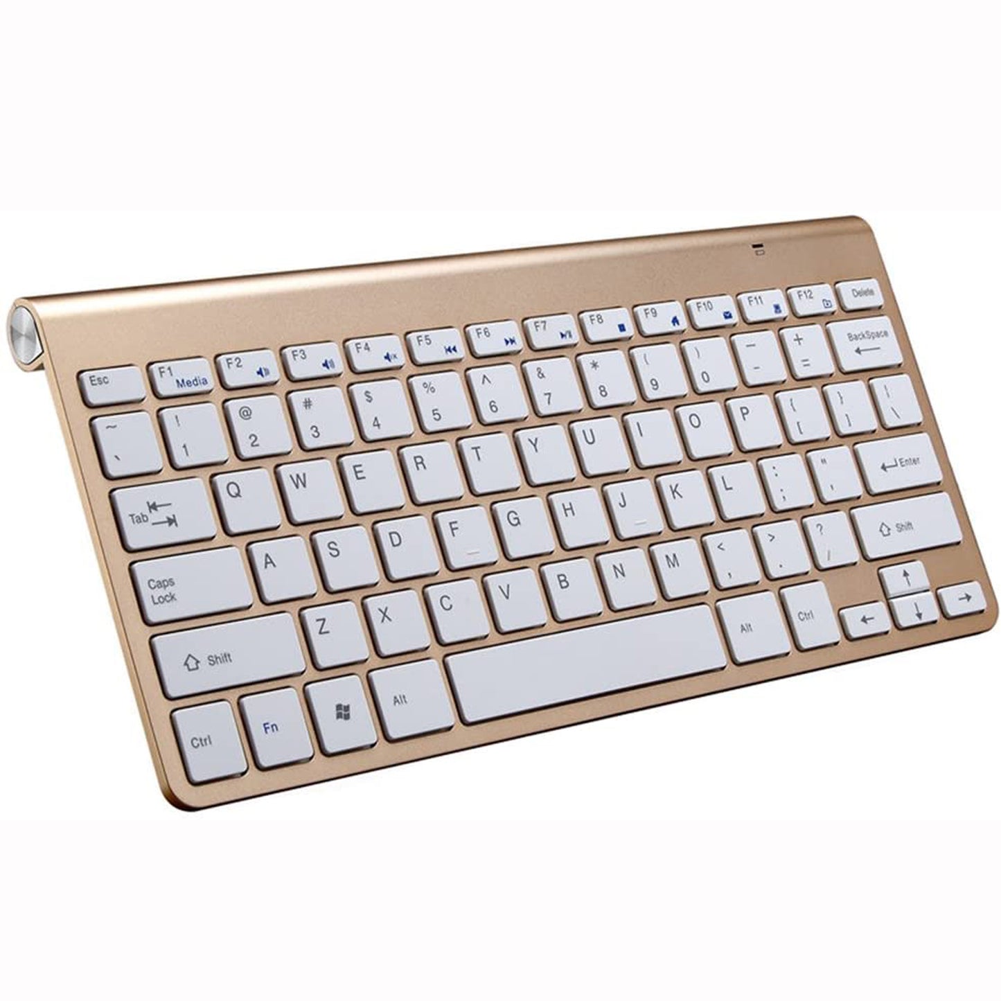 Ergonomic Wireless Keyboard and Mouse Combo Set Gold