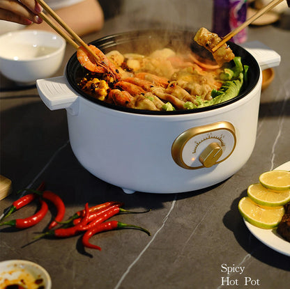 3L Multi-Function Non-Stick Electric Hot Pot White