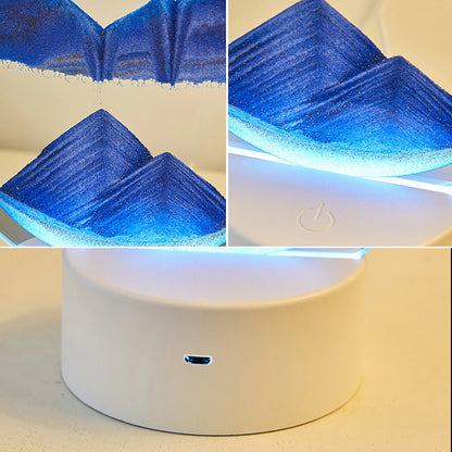 3D Moving Sand Art LED Table Lamp with Colour-changing Night Light