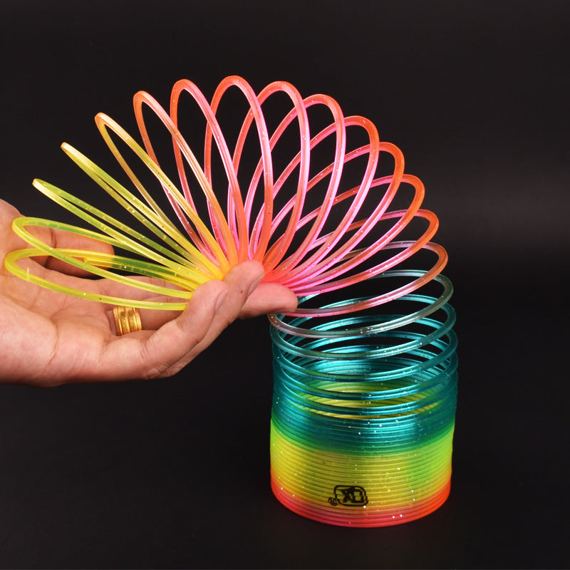 Magic Rainbow Slinky Spring Fidget Toy