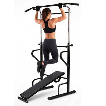 Multifunction Power Tower Home Gym Dip Bar Pull Up Fitness Station for Strength Training