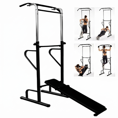Multifunction Power Tower Home Gym Dip Bar Pull Up Fitness Station for Strength Training