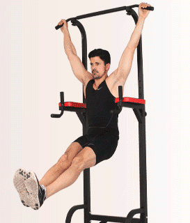 Heavy Duty Power Tower Dip Bar Pull Up Fitness Station for Home Gym Workouts