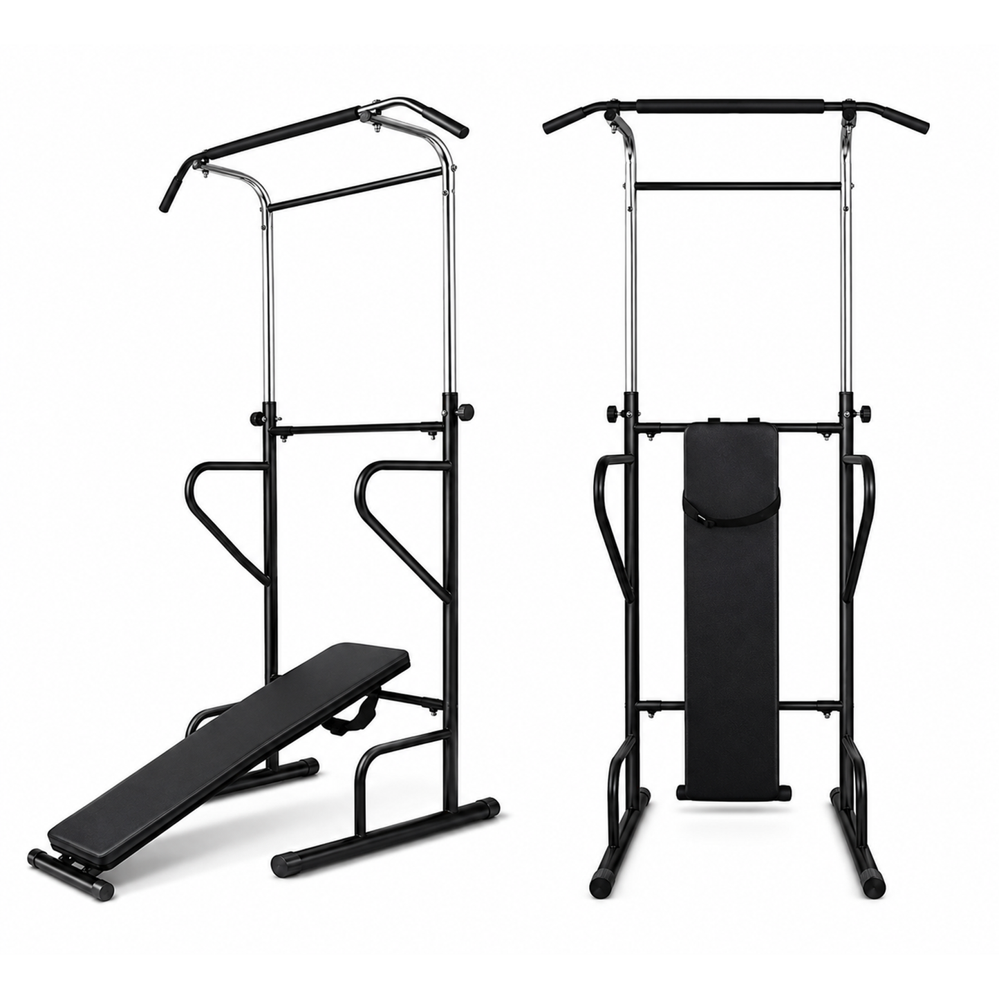 Multifunction Power Tower Home Gym Dip Bar Pull Up Fitness Station for Strength Training