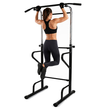 Adjustable Power Tower Pull Up Dip Bar Fitness Station Home Gym Equipment